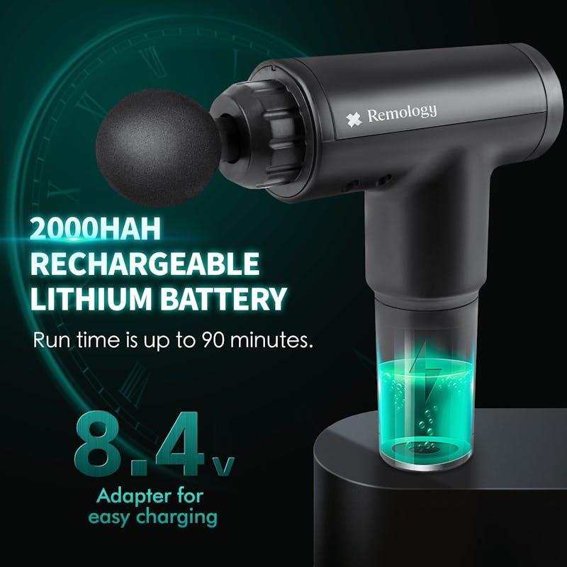 Remology Impact Therapy Percussive Massager includes 4 Heads 1pc