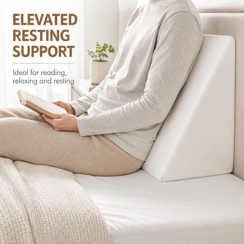 Clevinger Memory Foam Bed Wedge Back Support Pillow 1pc