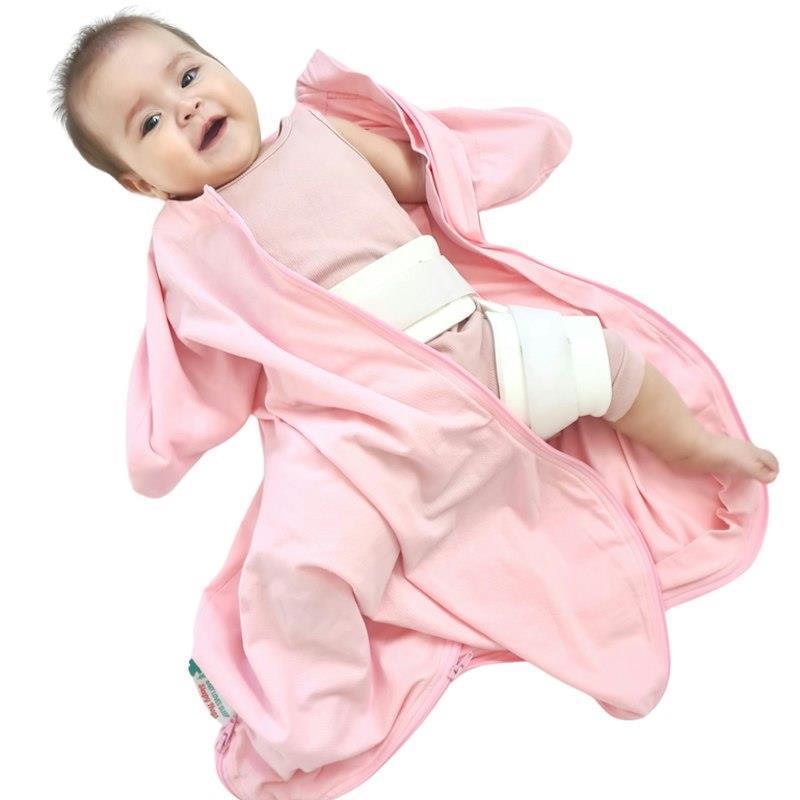 Baby Loves Sleep Sleepy Hugs 'Cool' Extra-Wide Sack - Candy Pink (Summer) 3-6M