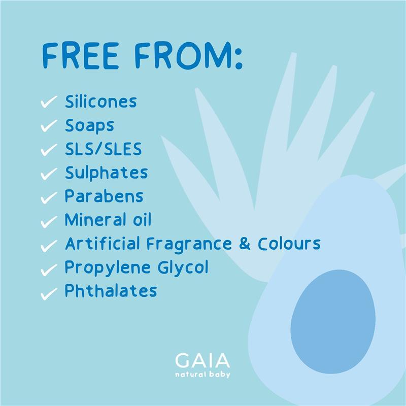 Gaia Natural Baby 2 in 1 Shampoo and Conditioner 500ml