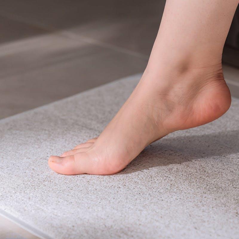 Living Today Non Slip Loofah Shower Mat with Suction Cups Large Bath Mat 1pc