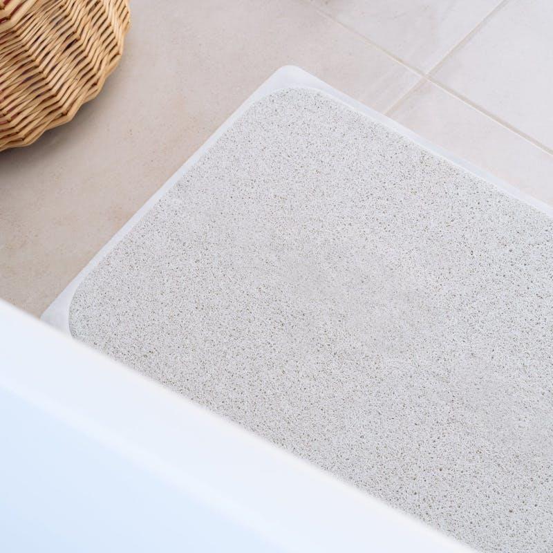 Living Today Non Slip Loofah Shower Mat with Suction Cups Large Bath Mat 1pc