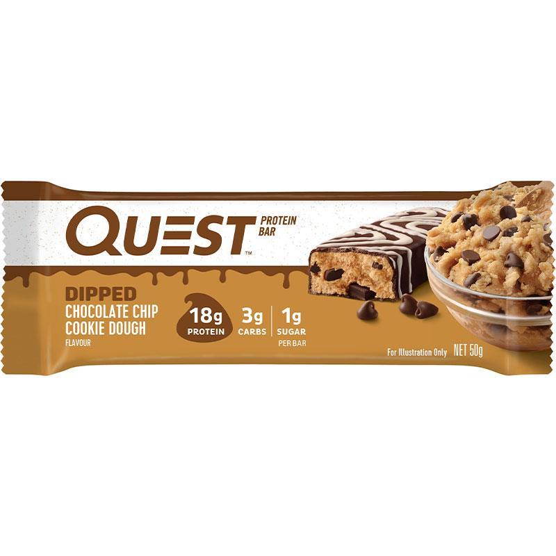 Buy Quest Protein Bar Dipped Choc Chip Cookie Dough 50g online at ...