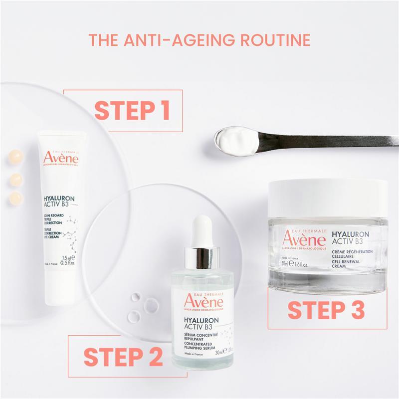 Avene Hyaluron Activ B3 Triple Correction Eye Cream 15ml