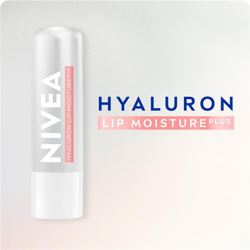 NIVEA Hyaluron Lip Moisture Balm Sheer Rose 5.2g