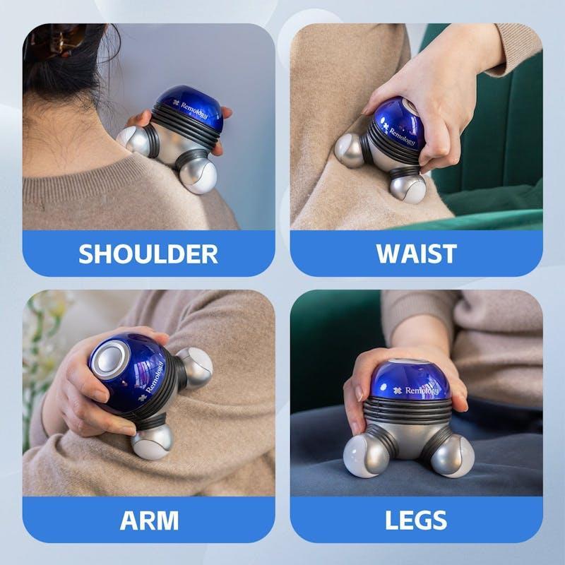 Remology Mini Handheld Massager for Everyday Muscle Relaxation 1pk
