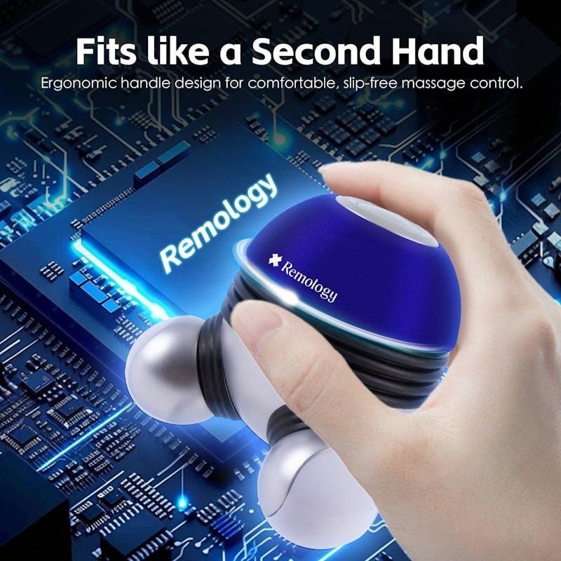 Remology Mini Handheld Massager for Everyday Muscle Relaxation 1pk