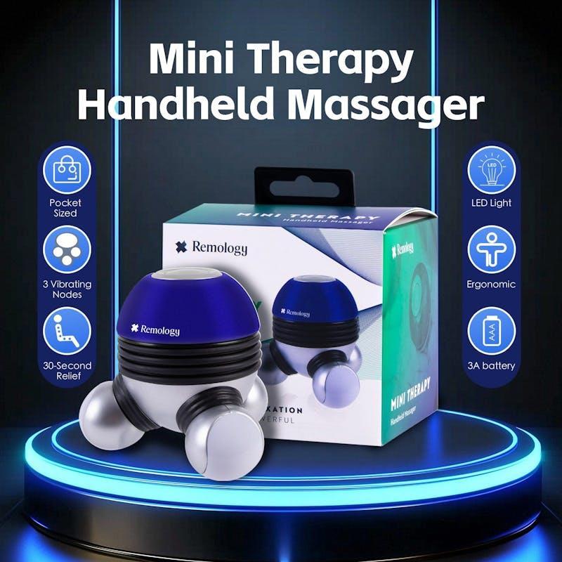 Remology Mini Handheld Massager for Everyday Muscle Relaxation 1pk