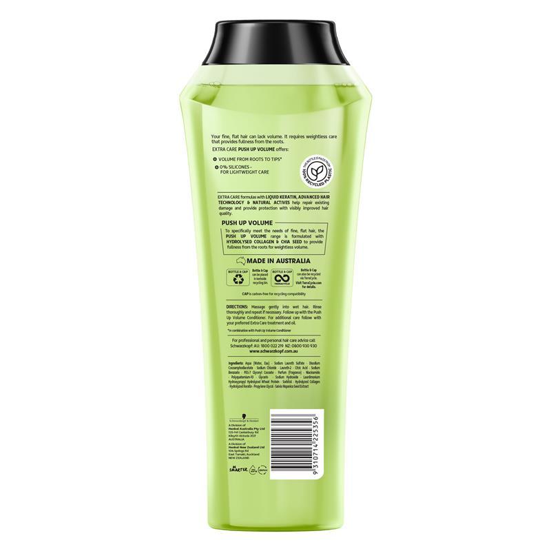 Schwarzkopf Extra Care Push Up Volume Shampoo 400ml