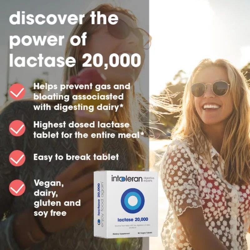 Intoleran Lactase 20,000 50 Tablets