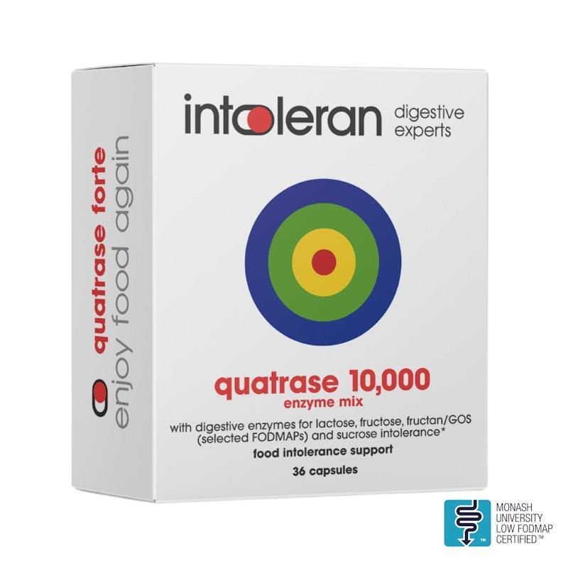 Intoleran Quatrase 10,000 36 Capsules