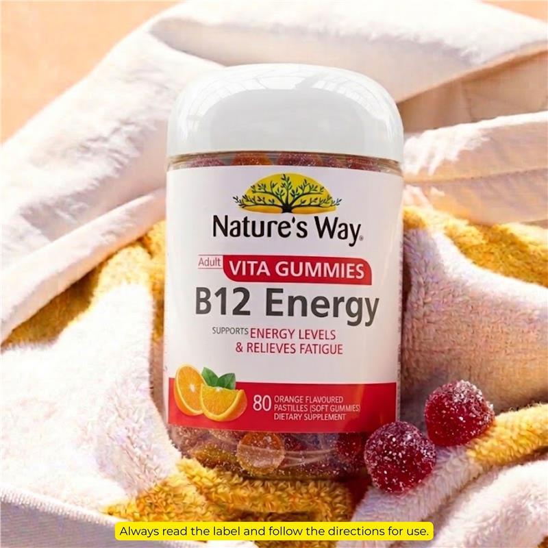 Nature's Way Adult Vita Gummies B12 Energy 160 Gummies Exclusive Size