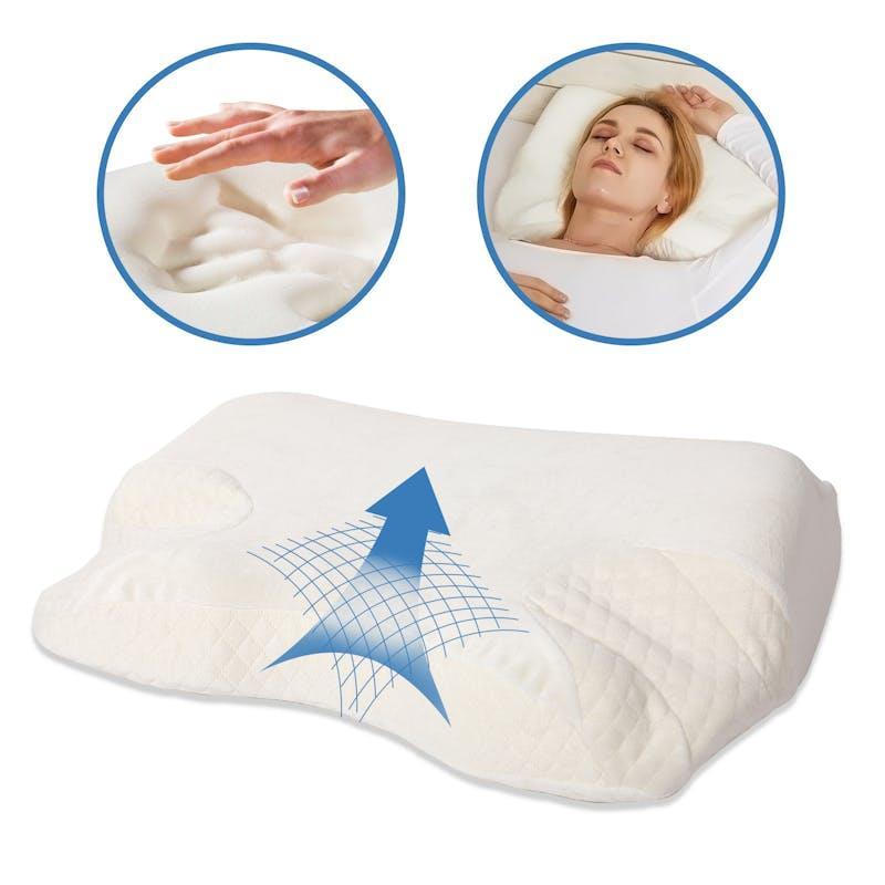 Clevinger CPAP Memory Foam Pillow for Side Sleepers with Side Cut-Outs 1pc
