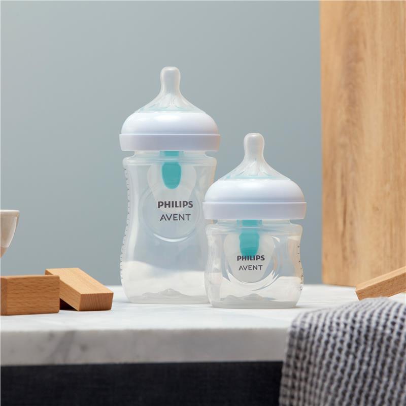 Avent Natural Response Feeding Bottles with AirFree Vent 125ml 2 Pack