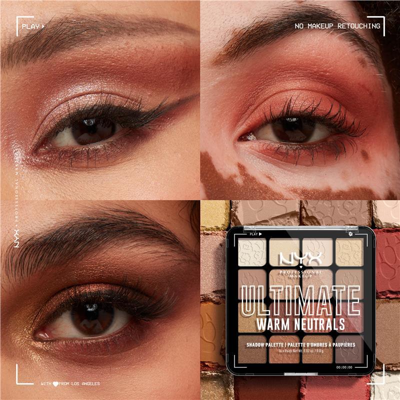 NYX Ultimate Shadow Palette 16-Pan Warm Neutral
