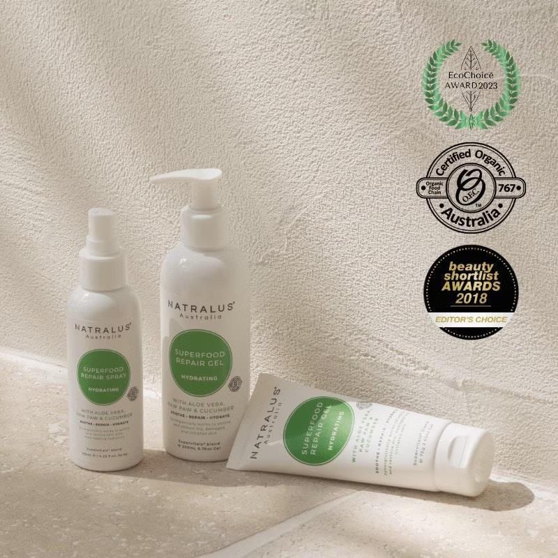 Natralus Summer Superfood Aloe Vera Repair Range Bundle
