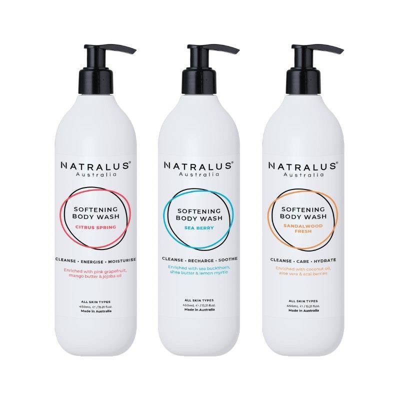 Natralus Softening Body Washes Bundle