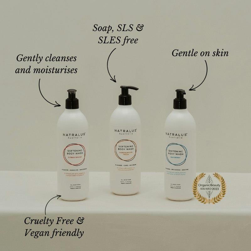 Natralus Softening Body Washes Bundle