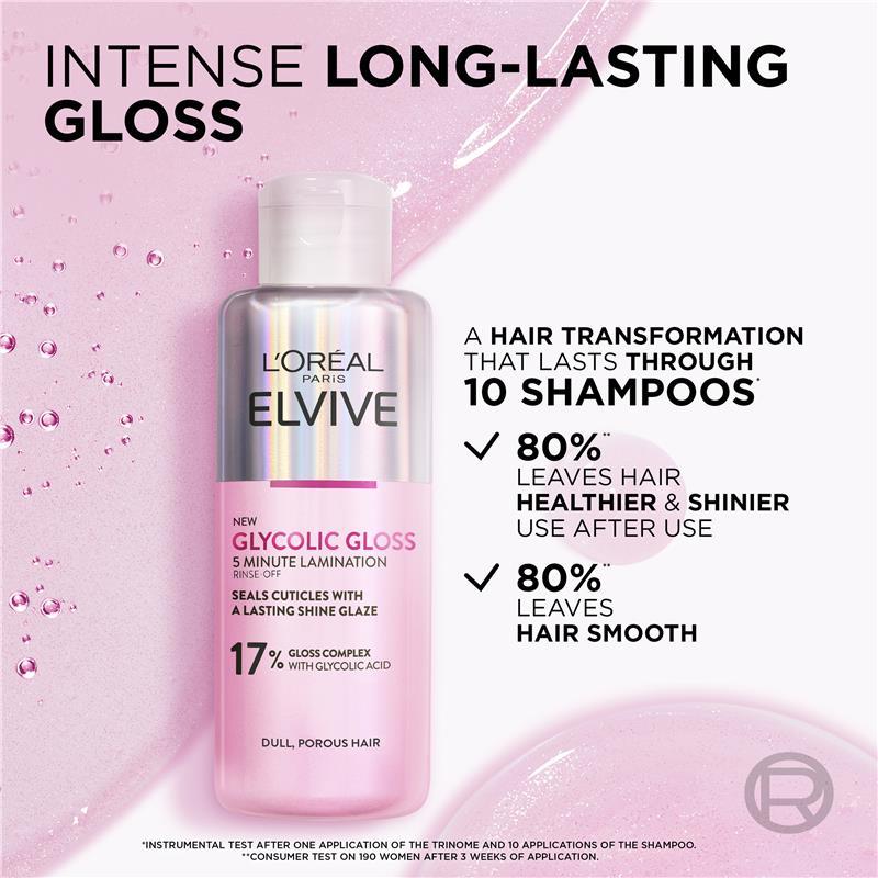 L'Oreal Paris Elvive Glycolic Gloss Lamination Treatment 200ml