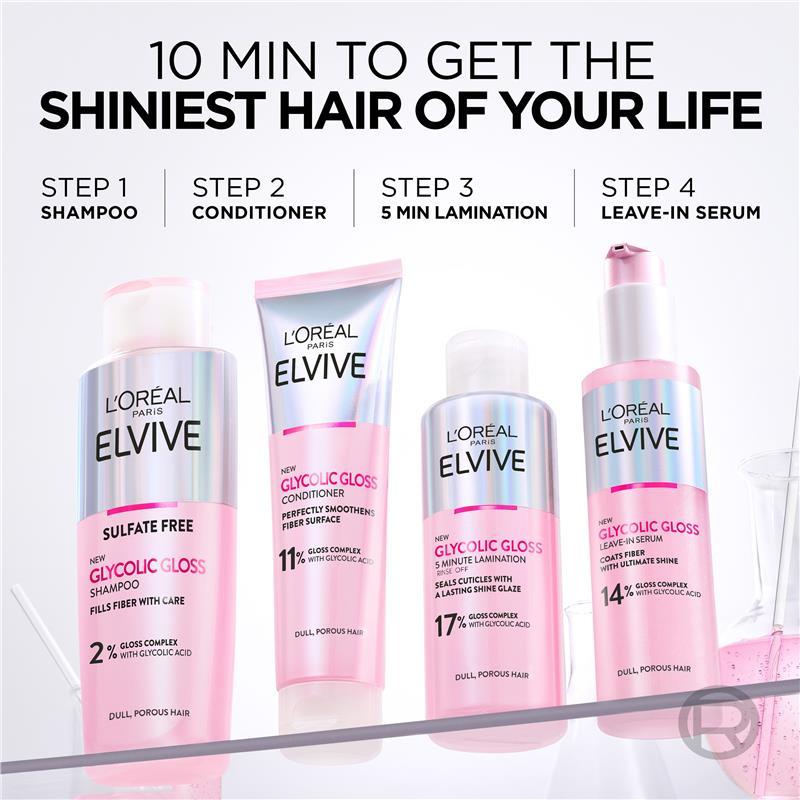 L'Oreal Paris Elvive Glycolic Gloss Lamination Treatment 200ml