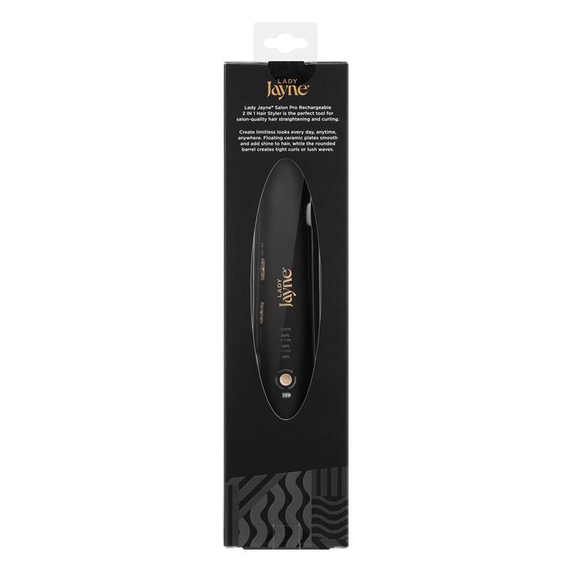 Lady Jayne Salon Pro Rechargeable 2 in 1 Hair Styler