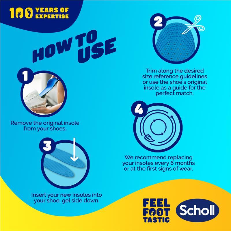 Scholl Gel Activ Insole Casual Small
