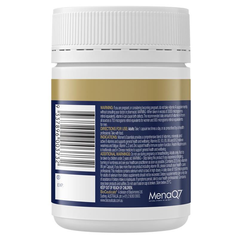 Bioceuticals Womens Essentials 120 Capsules