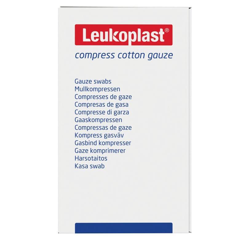Leukoplast Compress Cotton Gauze 10 x 10cm 50 Pack