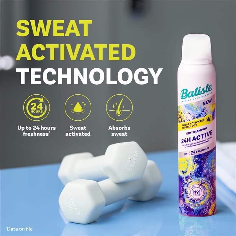 Batiste 24H Active Dry Shampoo 200ml