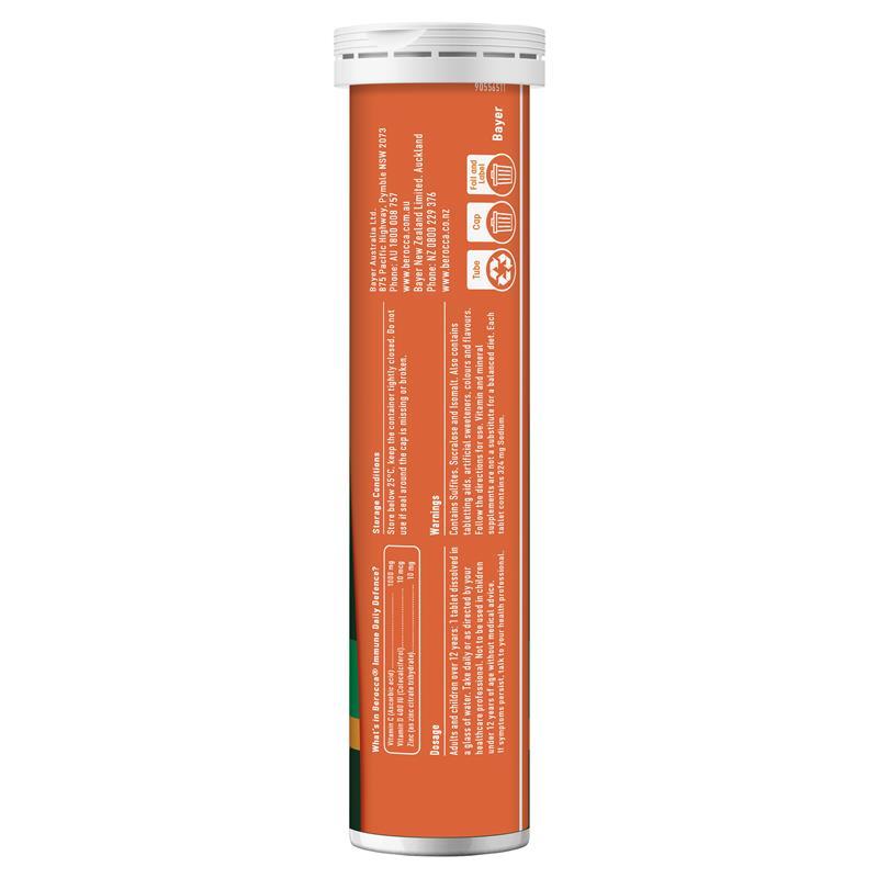 Berocca Immune Daily Defence Orange 30 Effervescent Tablets