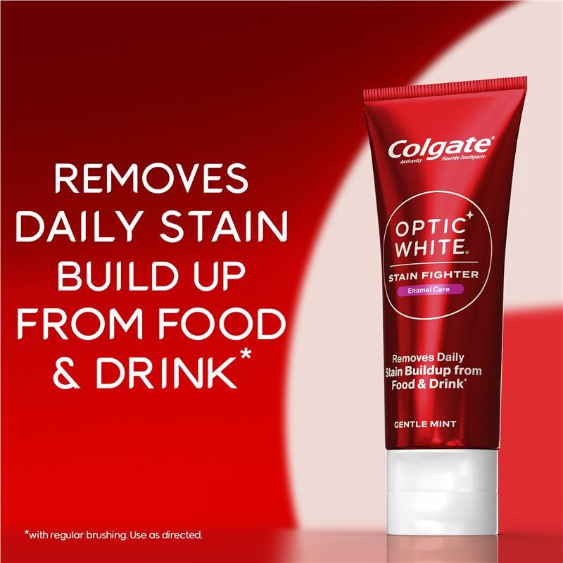 Colgate Toothpaste Optic White Stain Fighter Enamel Care 100g