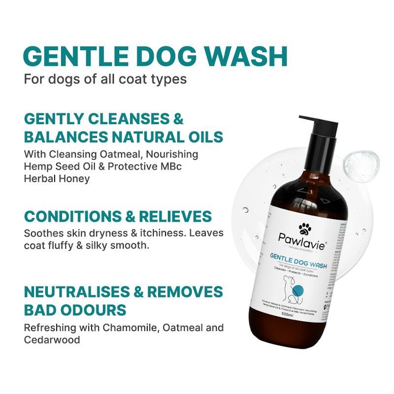 Pawlavie Gentle Dog Wash - For dogs of all coat types 500ml