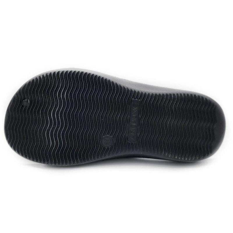 Archline Rebound Orthotic Slides Flip Flop Thongs Slip On Arch Support Black Euro 37