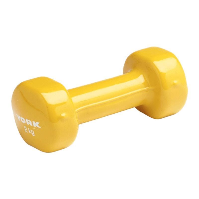 York 2kg PVC Dumbbell Single 1pc