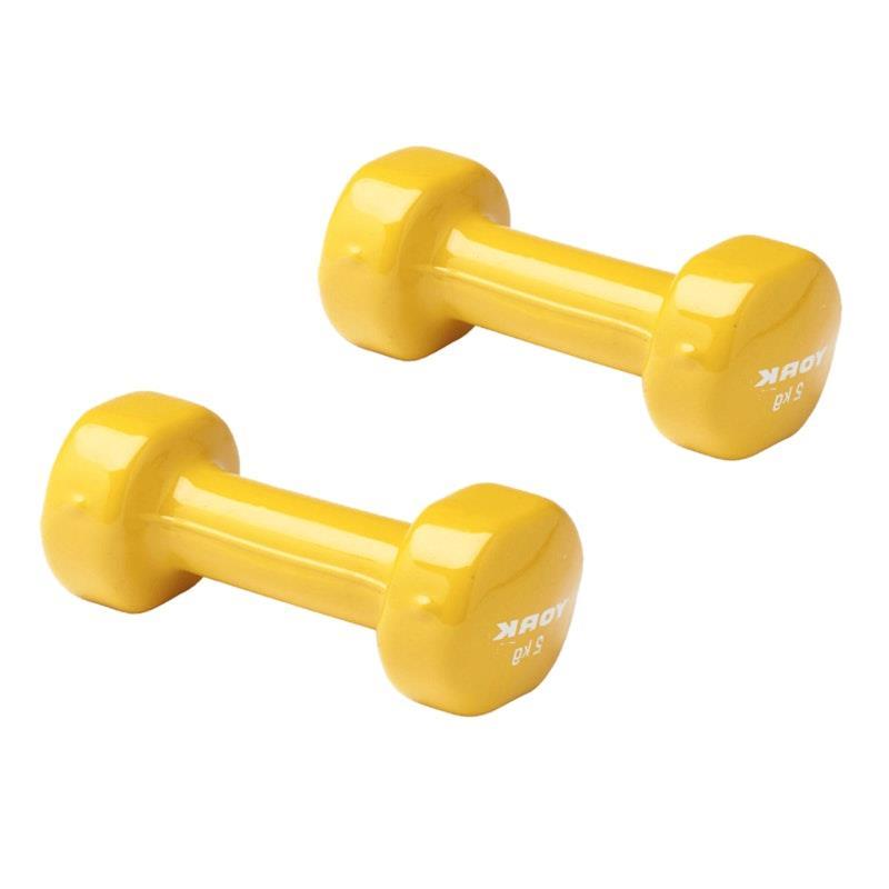 York 2kg PVC Dumbbell Single 1pc