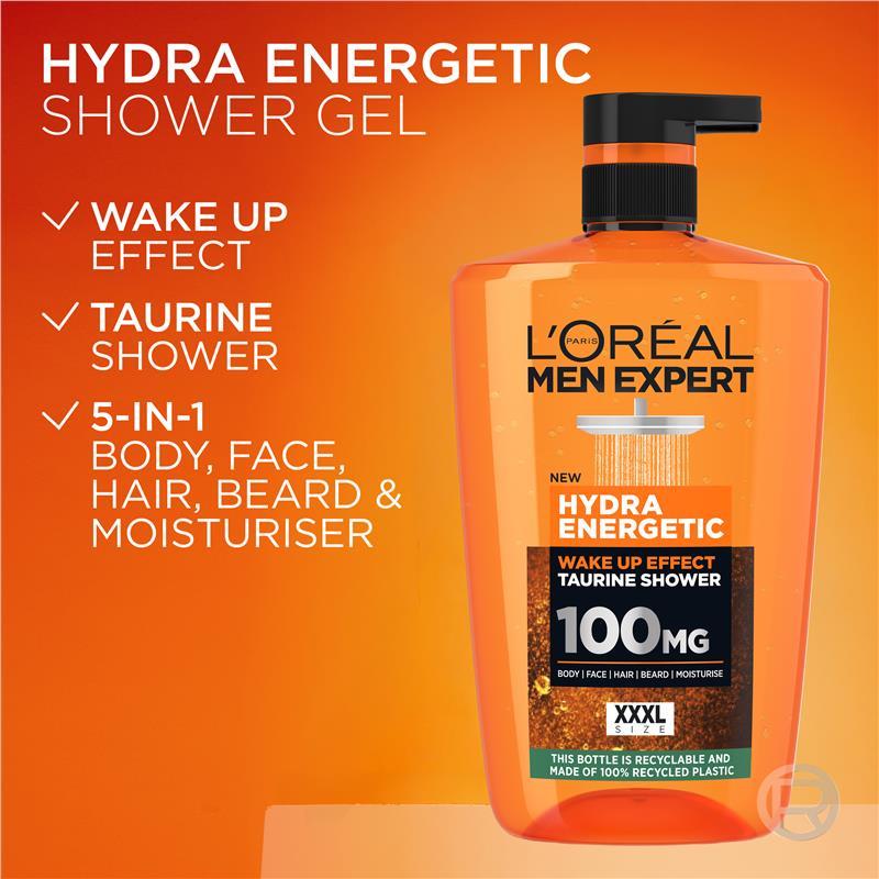 L'Oreal Paris Men Expert Hydra Energetic Shower Gel 1L
