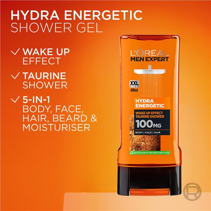 L'Oreal Paris Men Expert Hydra Energetic Shower Gel 400ml