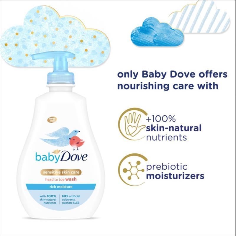 Baby Dove Rich Moisture Baby Wash 400ml