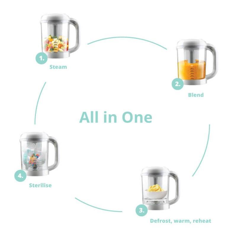 Cherub Baby Automatic Baby Food Maker Bundle - Dusty Rose & Sand Pack