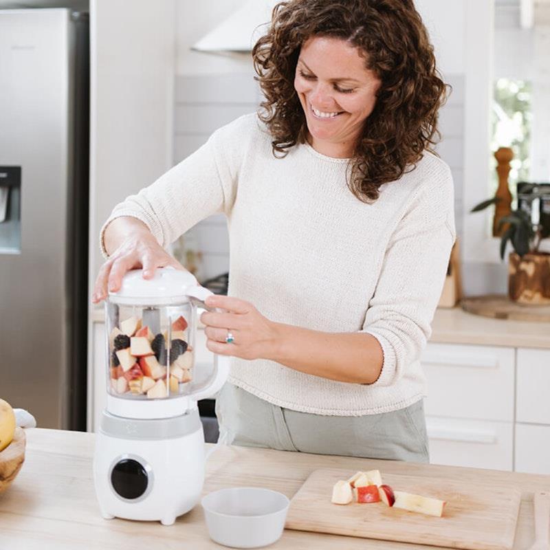 Cherub Baby Automatic Baby Food Maker Bundle - Dusty Rose & Sand Pack