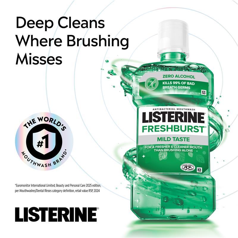 Listerine Mouthwash Freshburst Zero 100ml
