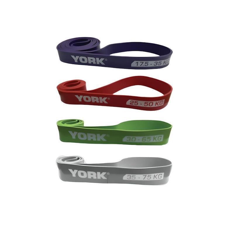 York Resistance (20-75kg) 4x Band Power Set