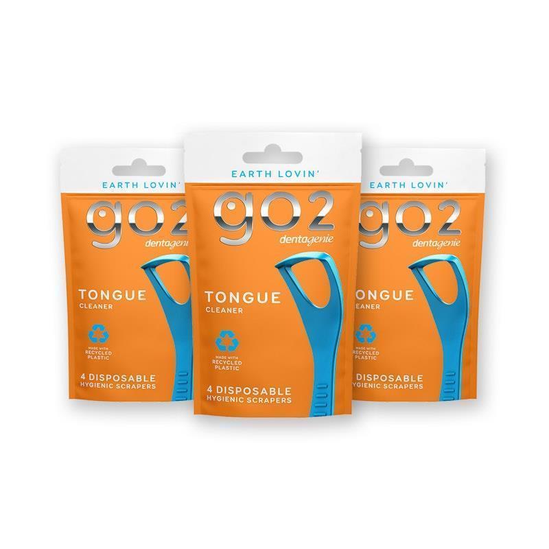 Dentagenie Tongue Cleaner Travel 4 x 3 Multipack