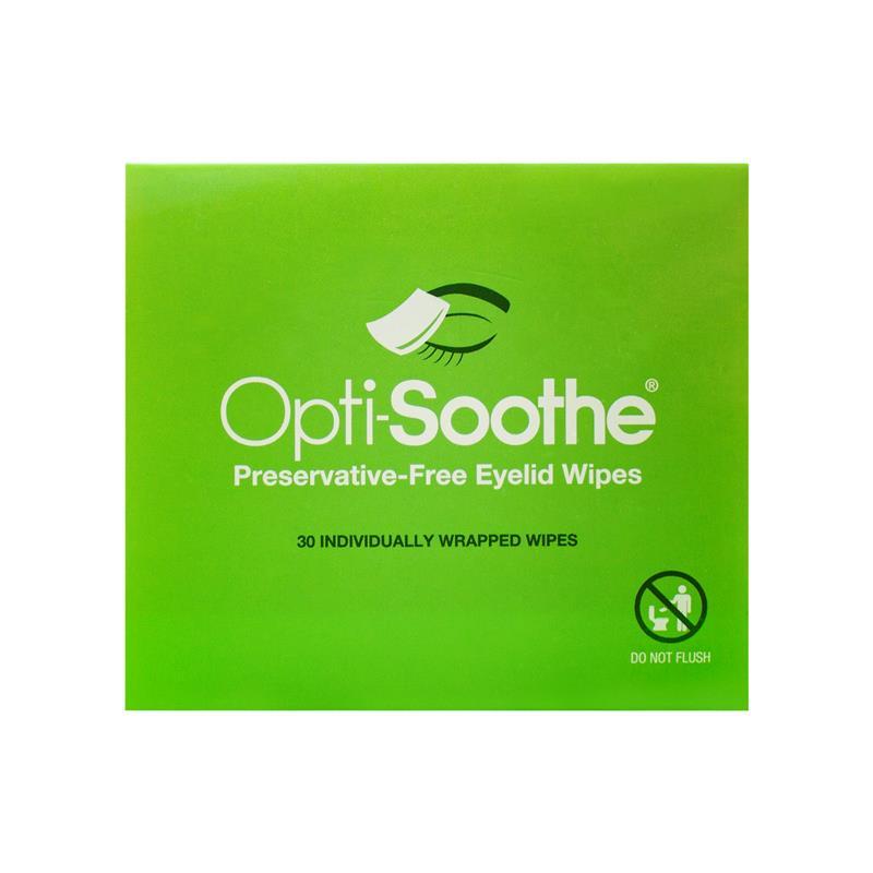 Opti-Soothe Preservative Free Eyelid Wipes 30 Wipes