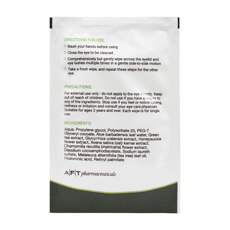 Opti-Soothe Preservative Free Eyelid Wipes 30 Wipes