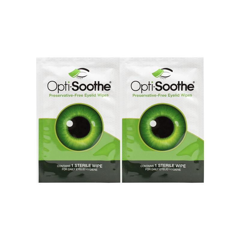 Opti-Soothe Preservative Free Eyelid Wipes 30 Wipes