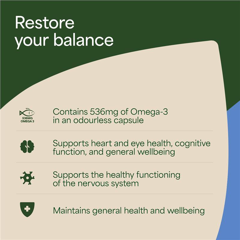 Nature's Own Concentrated Fish Oil 4 in 1 180 Capsules