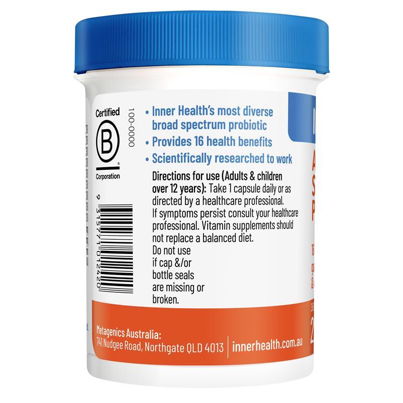 Buy Inner Health Advanced Spectrum Probiotic 25 Capsules online at ...