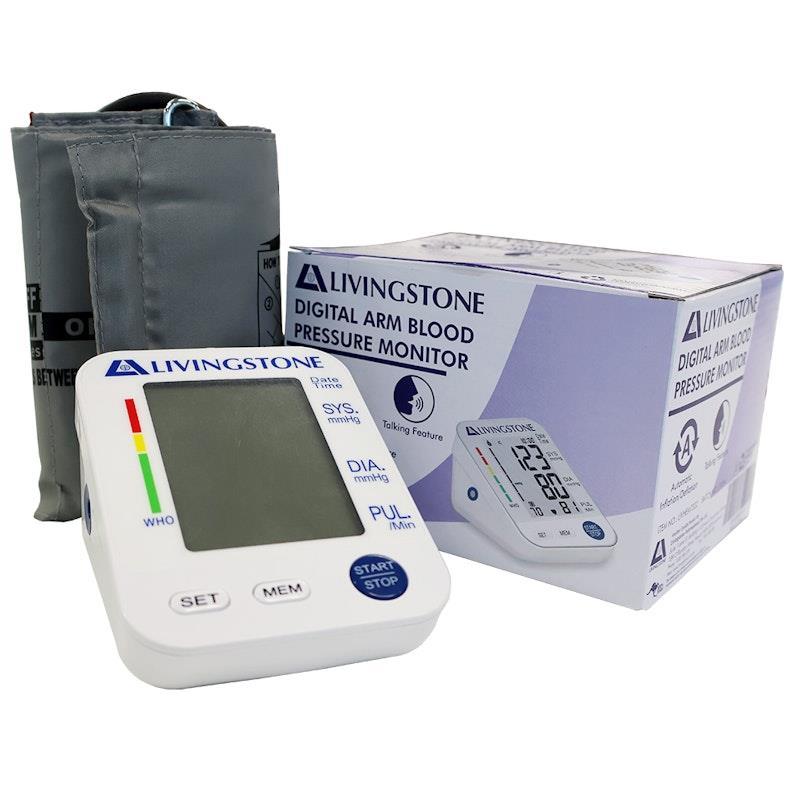 Livingstone Digital Blood Pressure Monitor with Talking Feature 1set