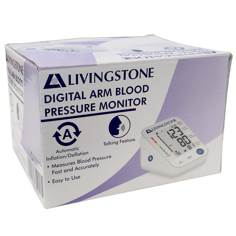 Livingstone Digital Blood Pressure Monitor with Talking Feature 1set